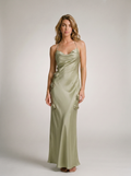 Viola — Halter Neck Slit Back Maxi Dress, front view