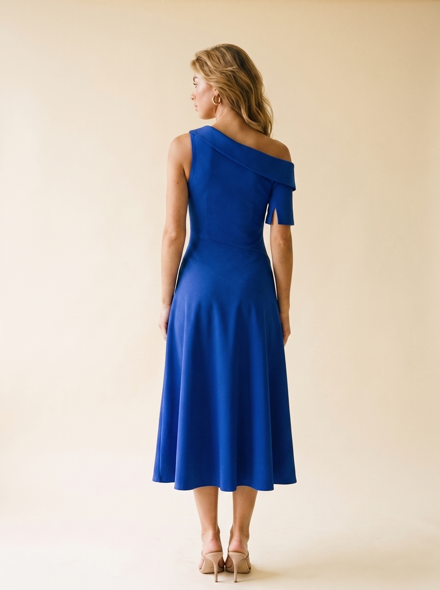Noto — One-Shoulder Midi Dress