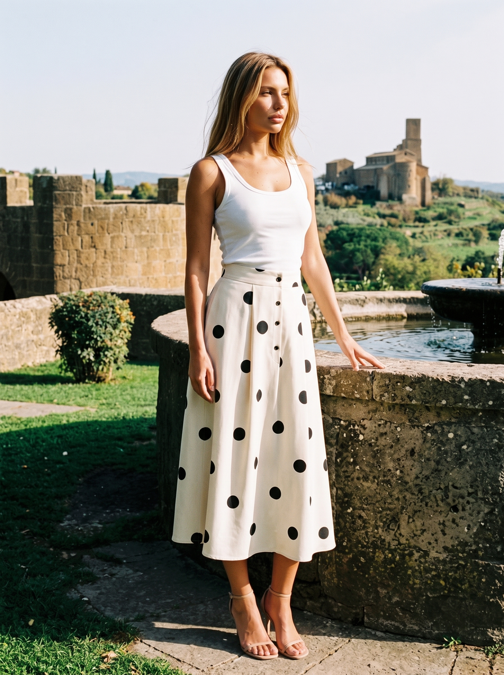 Noto — Polka Dot Skirt, lifestyle