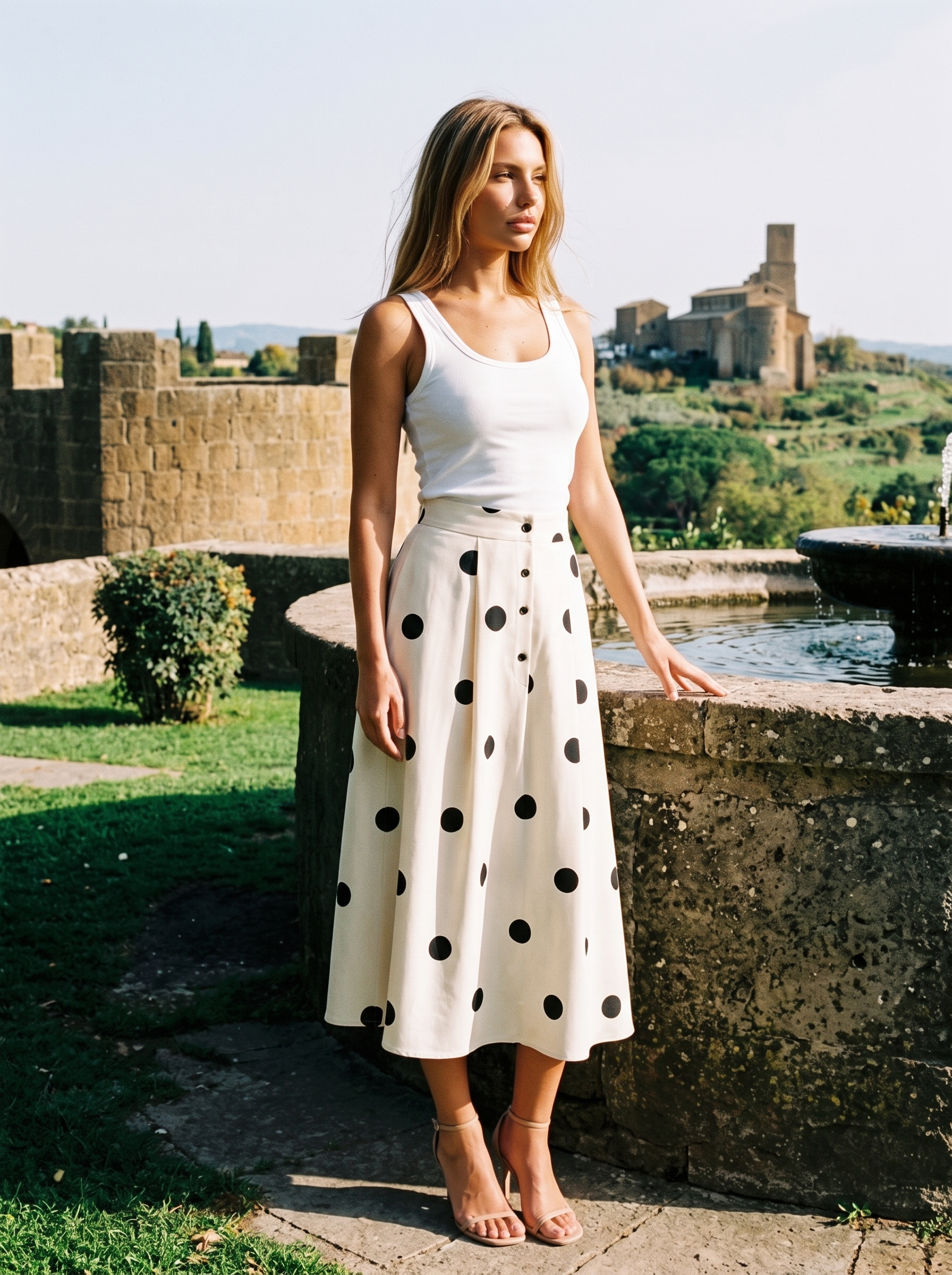 Noto — Polka Dot Skirt, lifestyle