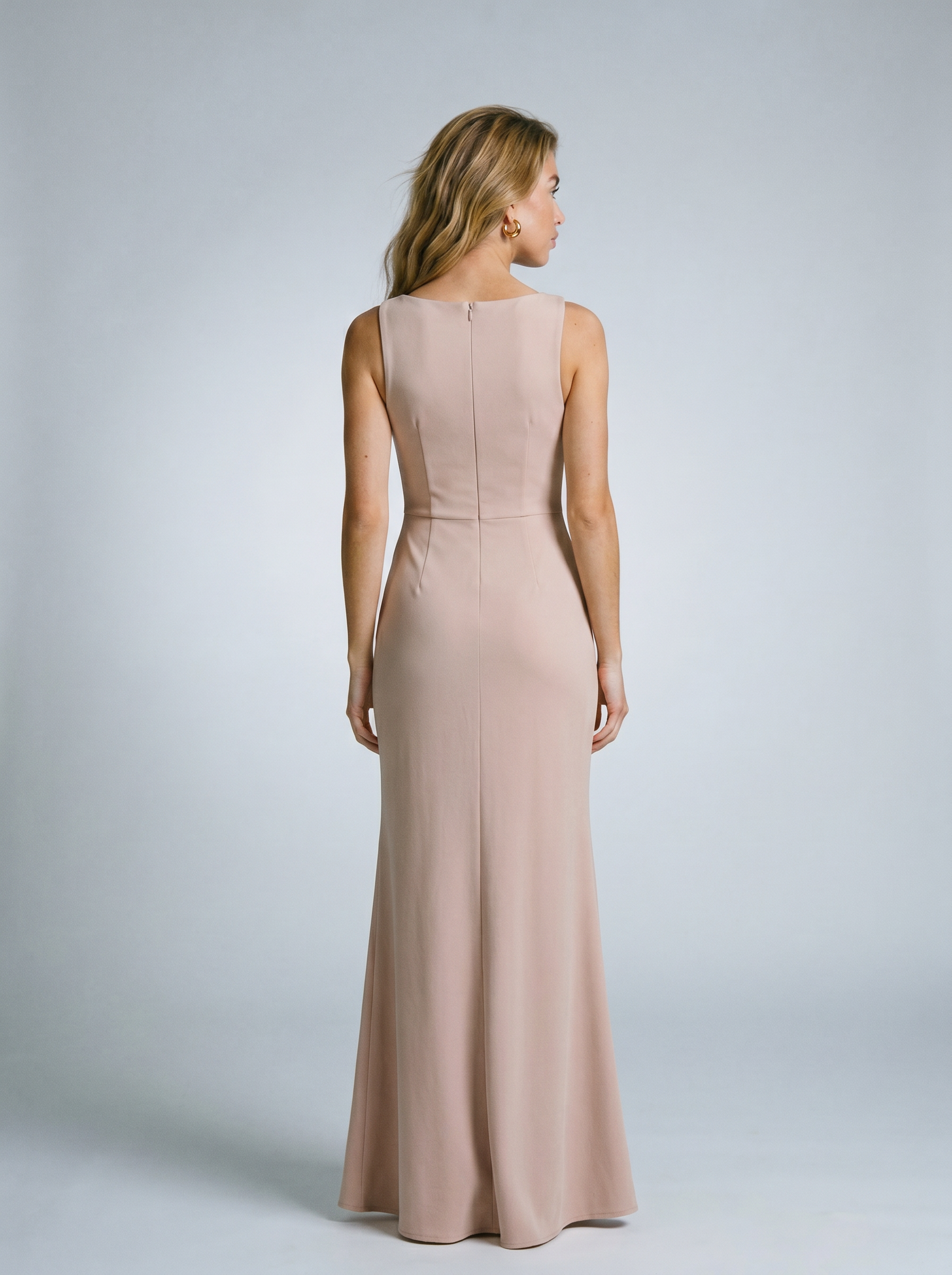 Annalisa — Sleeveless High Slit Maxi Dress