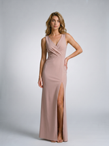 Annalisa — Sleeveless High Slit Maxi Dress